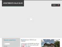 Tablet Screenshot of apartments-bled.si